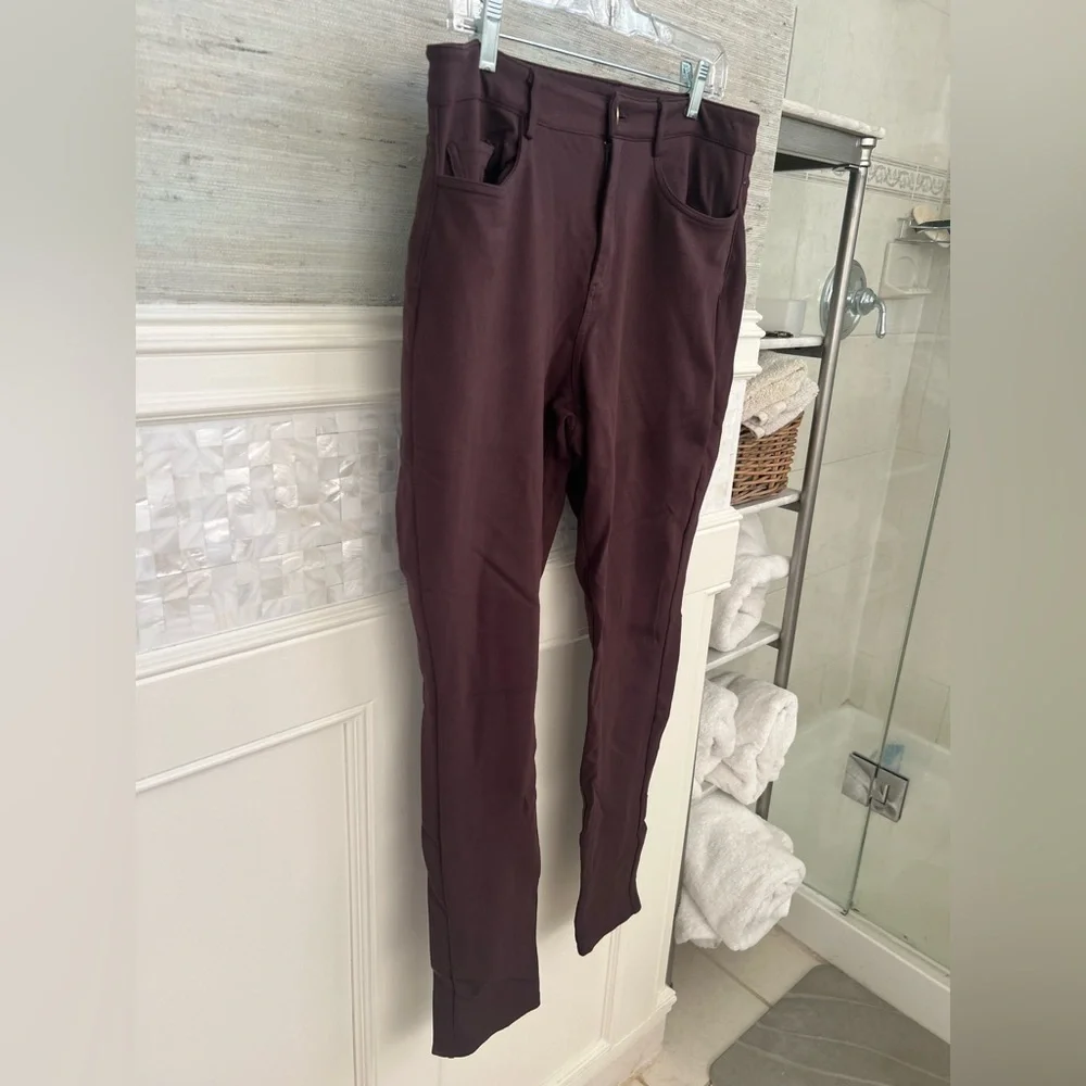 Large Michael kors MK stretchy knit pants brown